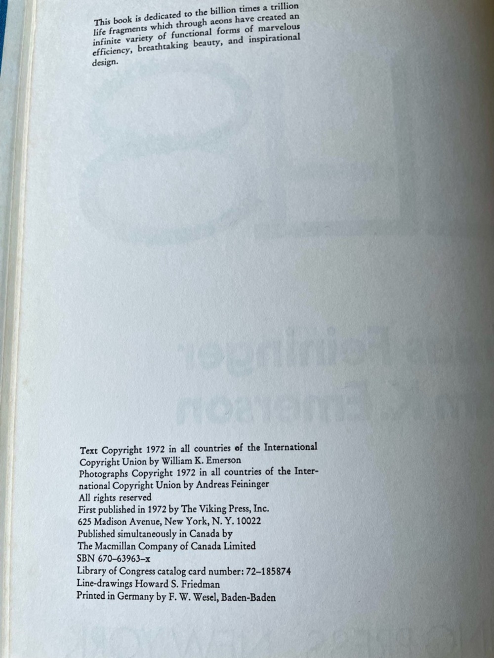 Vintage 1973 “Shells”Book Andreas Feininger & W. Emerson Viking Press- No DJ - Picture 4 of 9